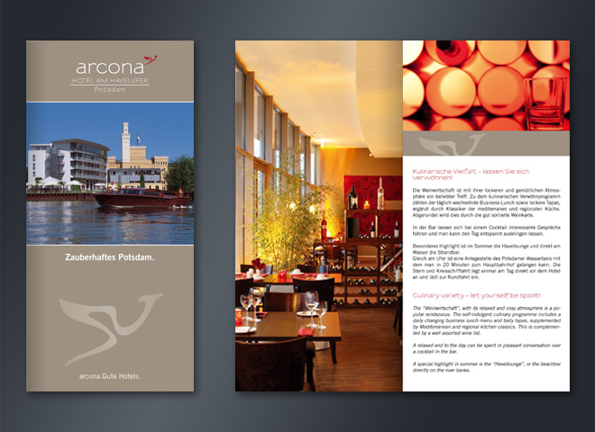 Arcona Hotel Havelufer Zaberhaftes Potsdam Urlaub Reisen Ausflug Mattheis Werbeagentur Berlin