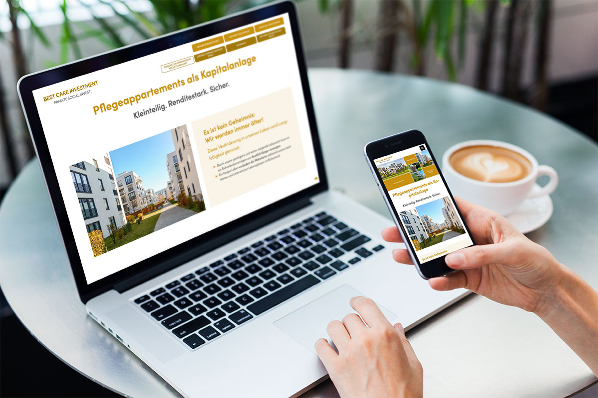Webdesign Best Care Investment