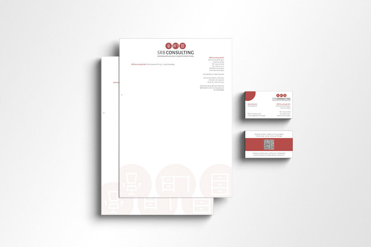 Briefbogen-VK-SRB Corporate Design SRB Consulting – Briefbogen und Visitenkarte | Mattheis Werbeagentur