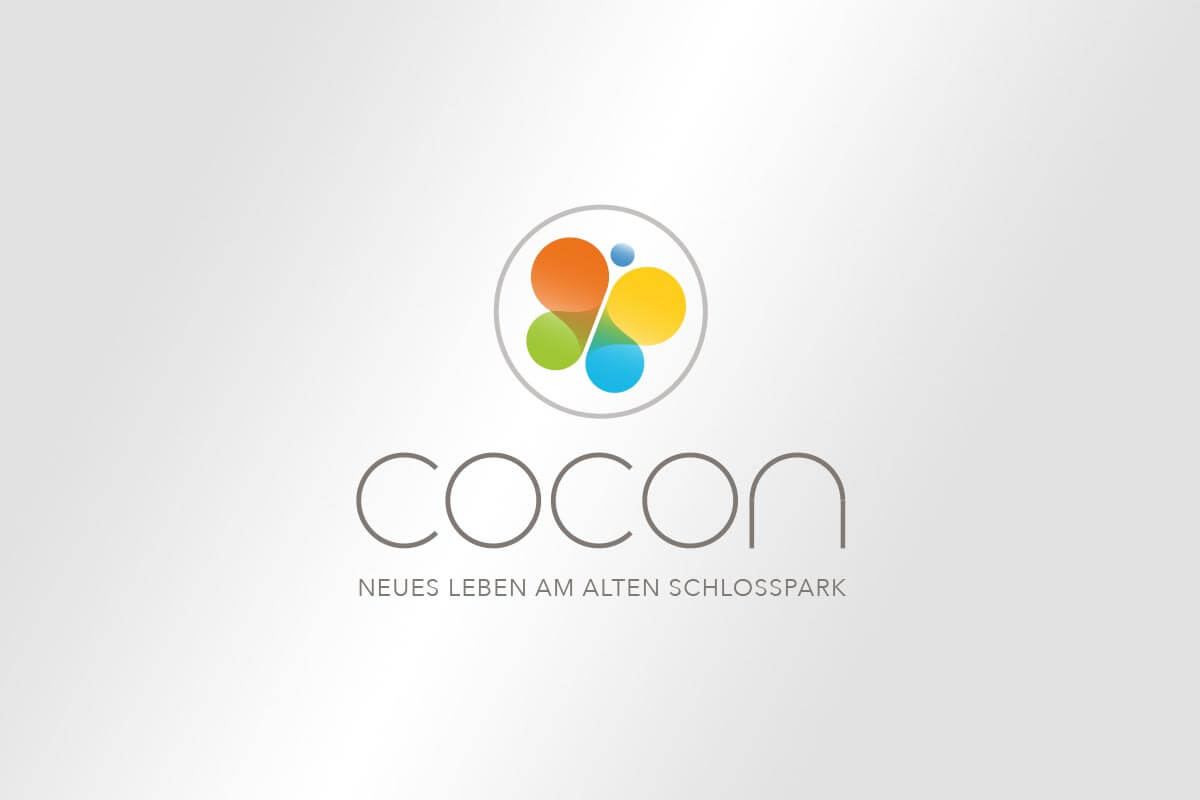 Corporate Design Immobilienmarketing cocon Neues Leben am alten Schlosspark