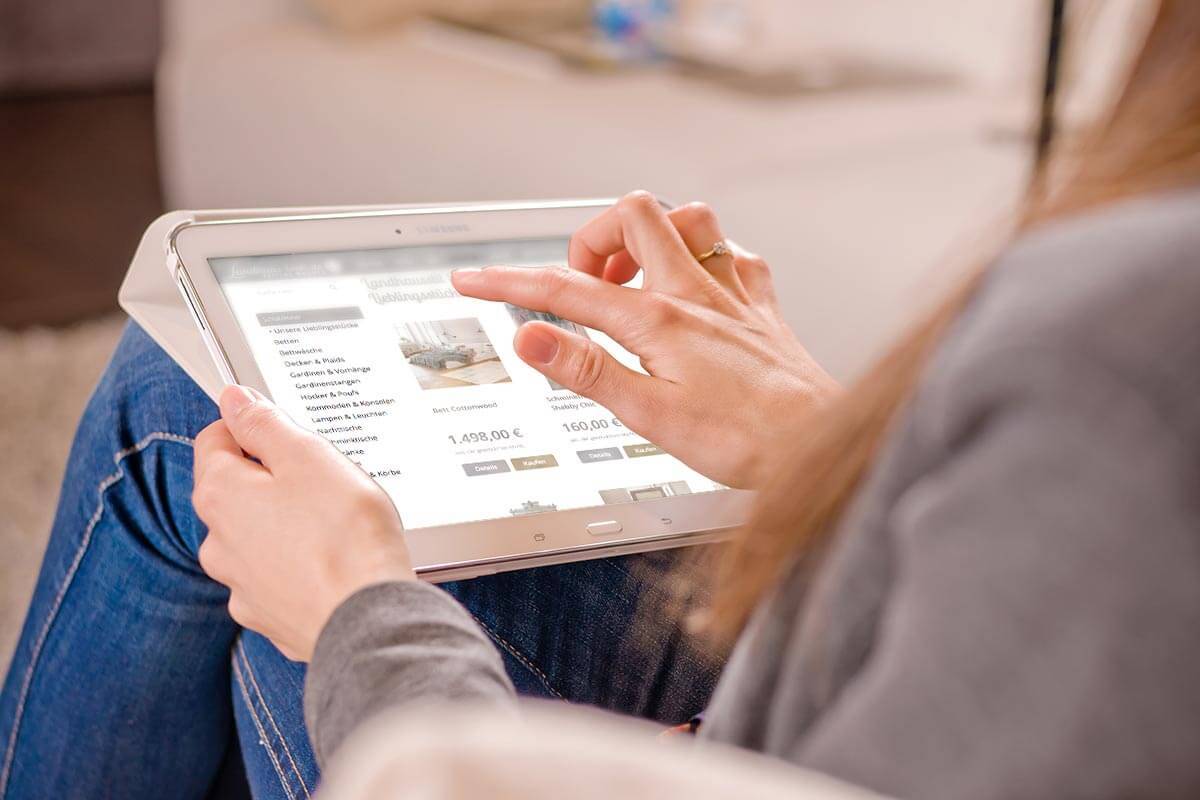 Webdesign Landhaus-Look Shop | Mattheis Werbeagentur