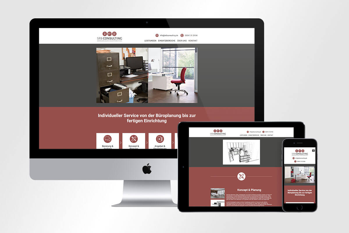 Responsive Webdesign neue Website SRB Consulting mattheis werbeagentur